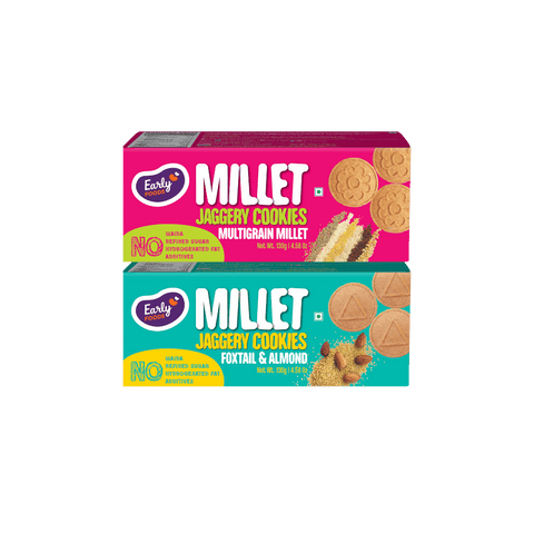 Pack of 2 - Foxtail, Multigrain Jaggery Cookies