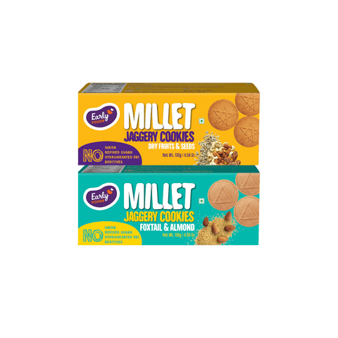 Pack of 2 - Foxtail, Dry Fruit Jaggery Cookies