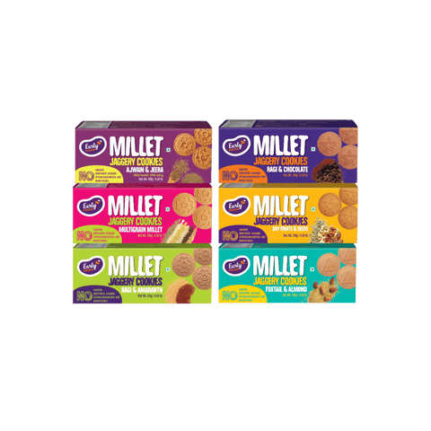 Pack of 6 - Millet Jaggery Cookies