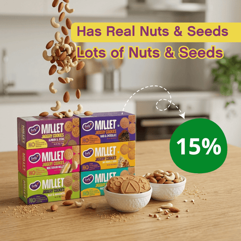 Pack of 6 - Millet Jaggery Cookies