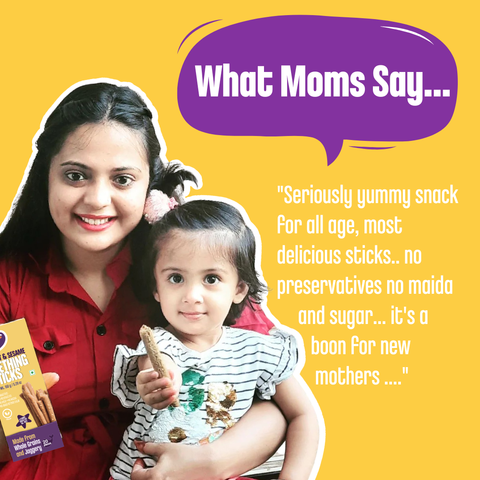 Pack of 2 - Millet Sesame Teething Sticks