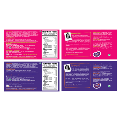 Pack of 4 - Chota Millet Jaggery Cookies
