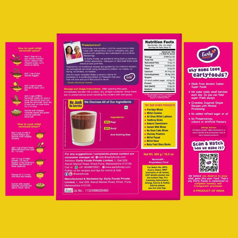 Assorted Pack of 3 - Ragi, Jowar & Bajra Vermicelli