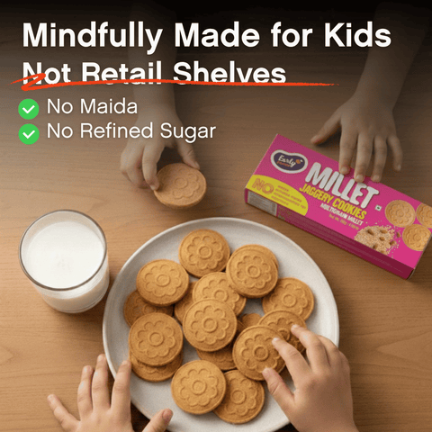 Multi-grain Millet Jaggery Cookies