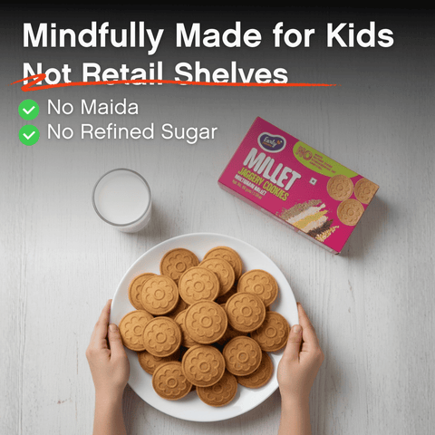 Chota Pack- Multi-grain Millet Jaggery Cookies