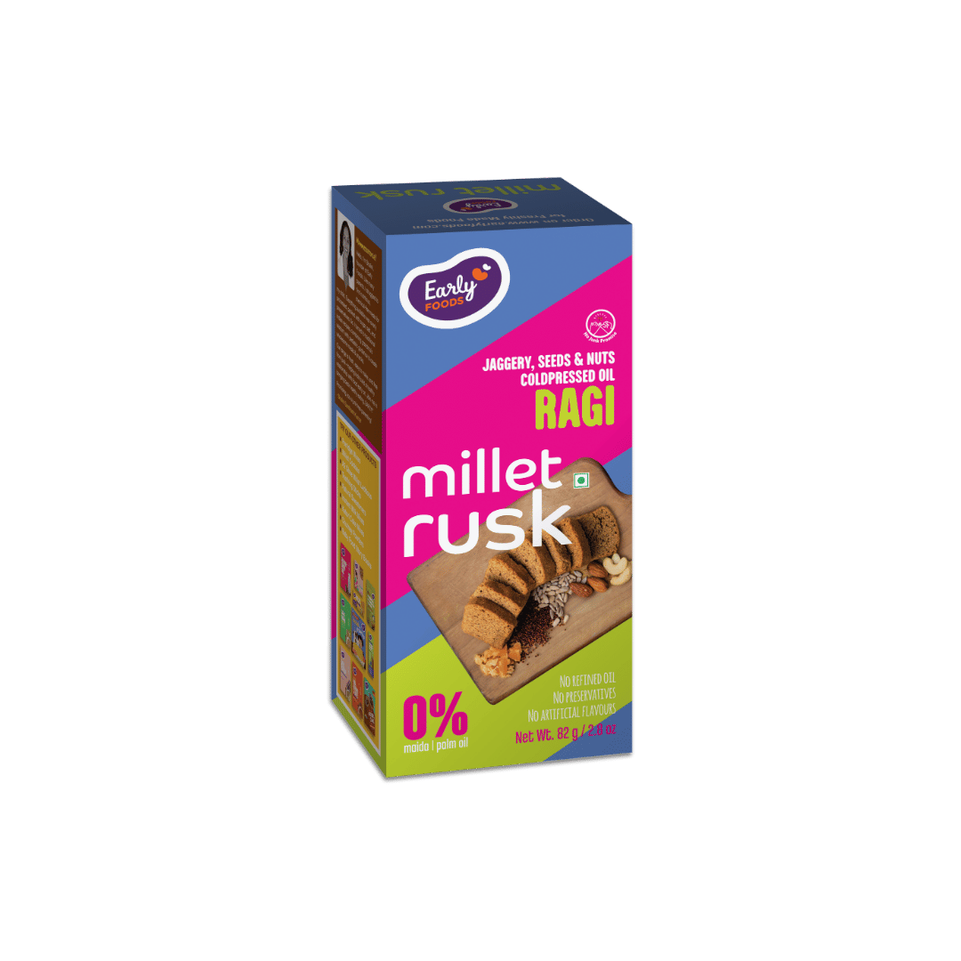 Millet rusks early foods india