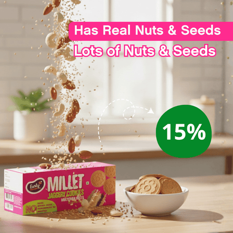 Multi-grain Millet Jaggery Cookies