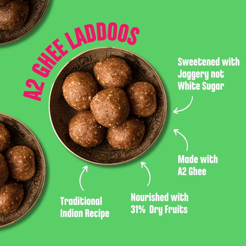 Pack of 2 - Ragi Chocolate & Dry Fruits Choco Chip Laddoos