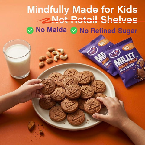 Pack of 32 - Ragi and Choco Jaggery Cookies