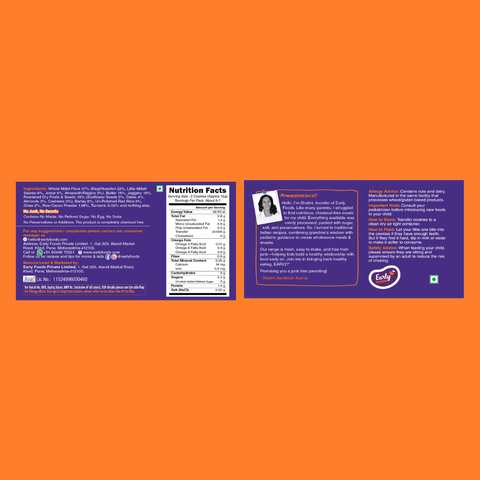 Pack of 2 - Dry Fruit, Ragi Choco Jaggery Cookies