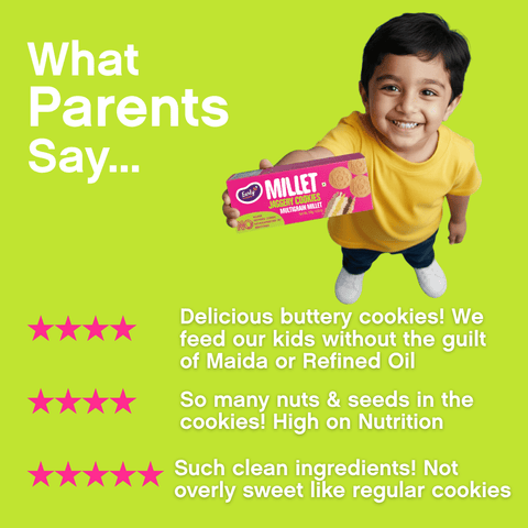 Multi-grain Millet Jaggery Cookies