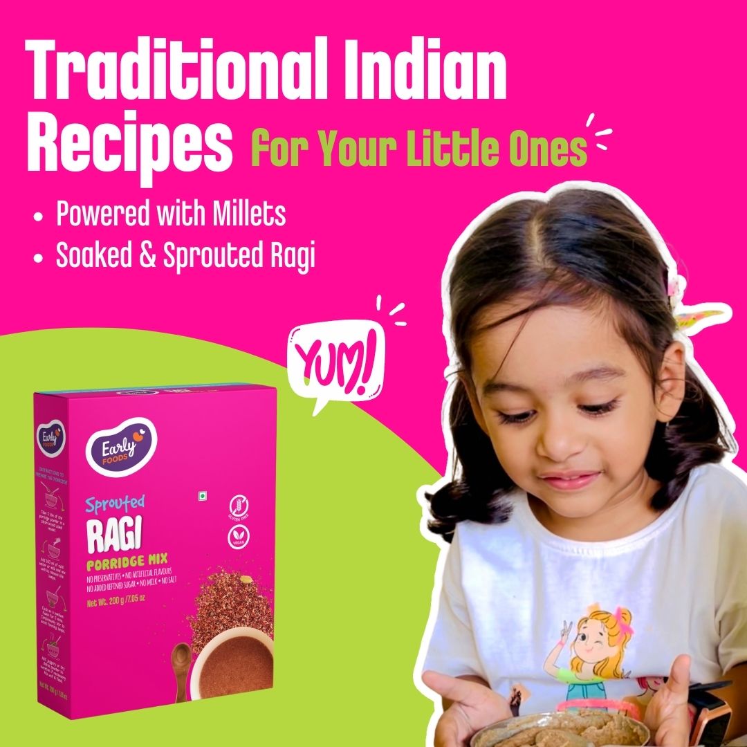 Buy Sprouted Ragi Porridge Mix | Early Foods – Early Foods India