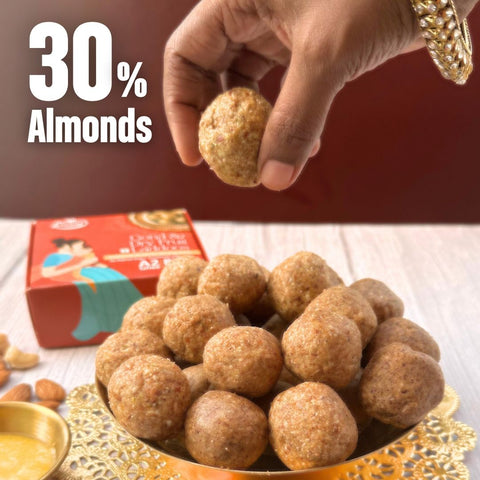 Twin Pack - Sathu Badam A2 Ghee Laddoos