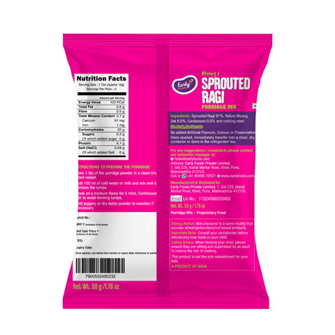 Trial Pack - Sprouted Ragi Porridge Mix  (Plain)