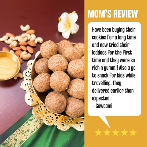 Twin Pack - Sathu Badam A2 Ghee Laddoos