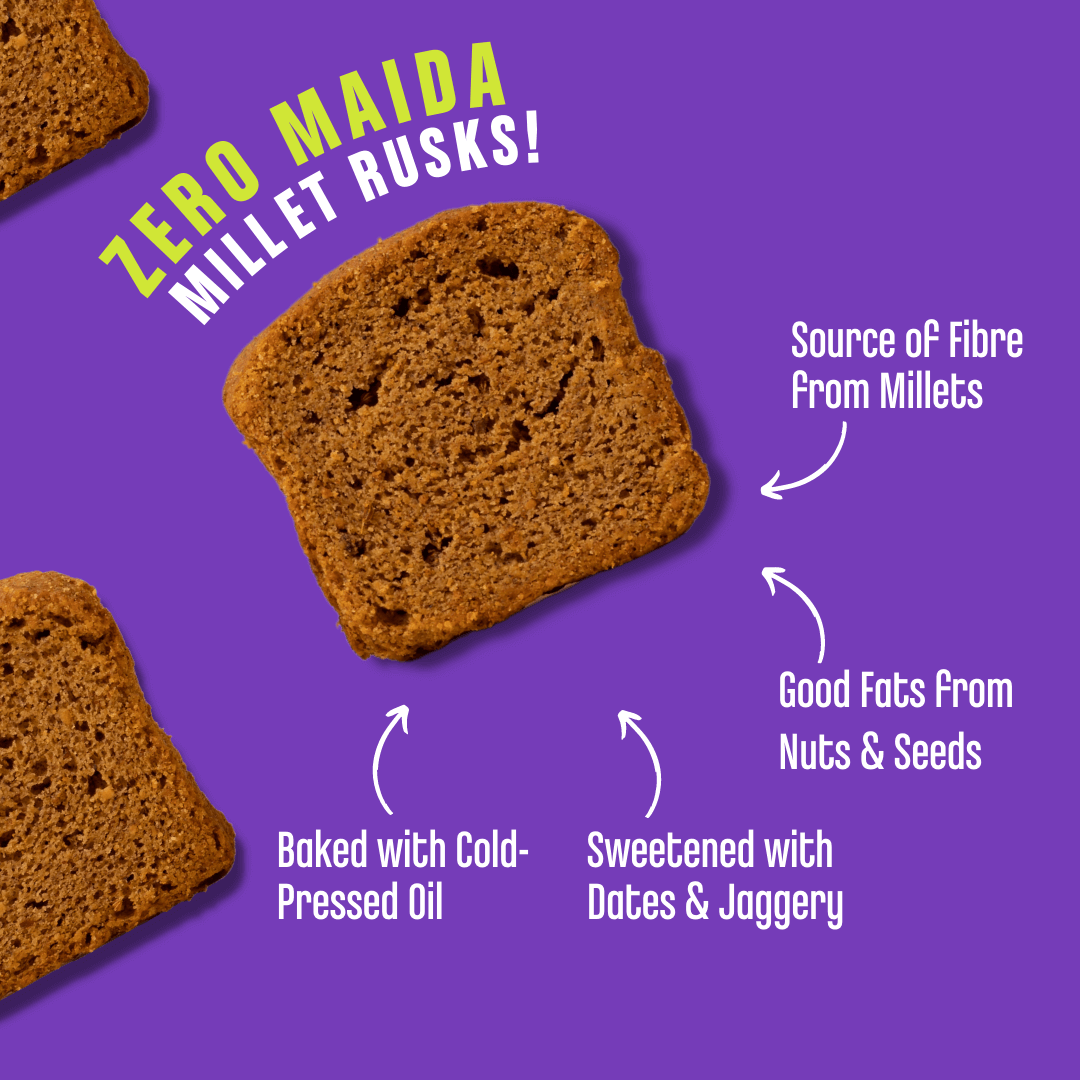 Buy Multigrain Millet Rusk | Early Foods