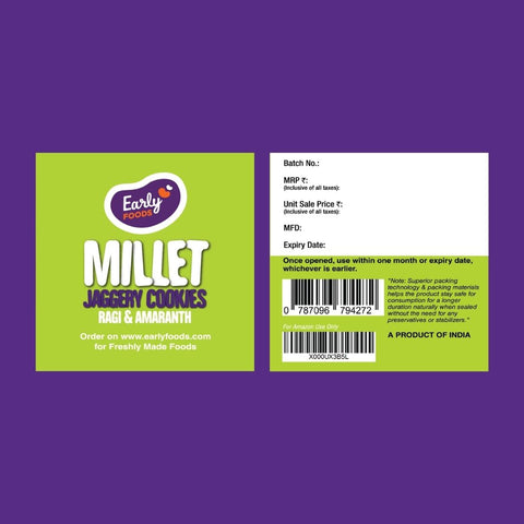 Twin Pack - Ragi Amaranth Jaggery Cookies