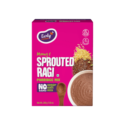 Sprouted Ragi Porridge Mix(Plain)