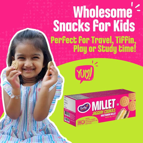 Chota Pack- Multi-grain Millet Jaggery Cookies