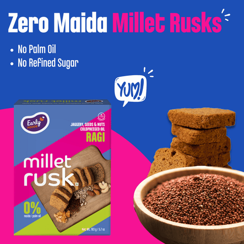 Pack of 2 - Ragi & Multigrain Rusk