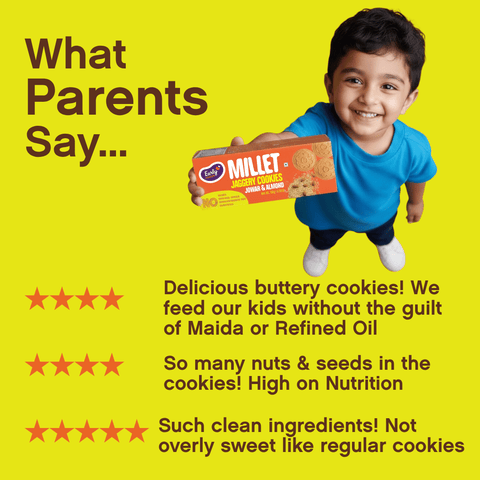 Jowar Almond Jaggery Cookies