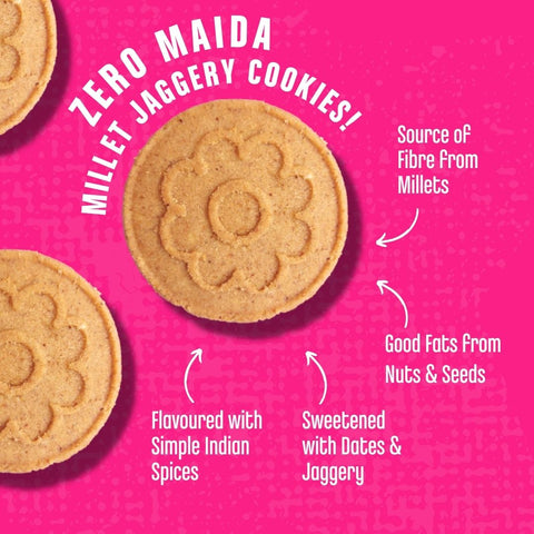 Chota Pack- Multi-grain Millet Jaggery Cookies