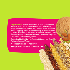 Chota Pack- Multi-grain Millet Jaggery Cookies
