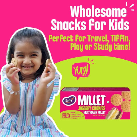 Pack of 2 - Multigrain, Ragi Amaranth Jaggery Cookies