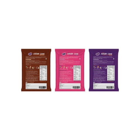 Trial Packs - Combo of 3 Katori Cake Mixes(Beetroot, Ragi Choco & Dry Fruits)