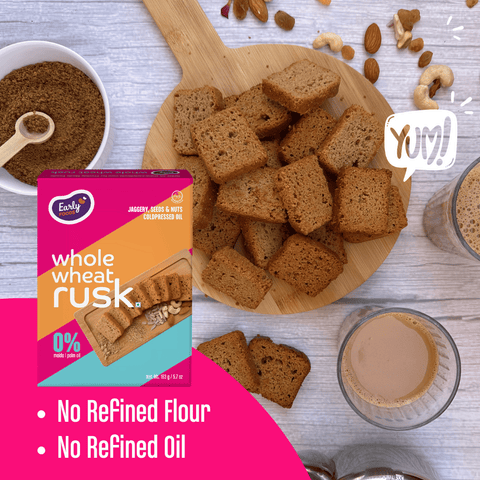 Pack of 4 - Millet & Whole Wheat Rusks