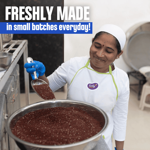 Sprouted Ragi Carrot Porridge Mix