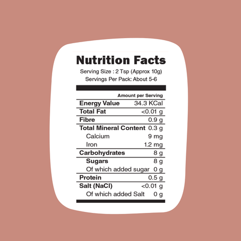 Trial Pack - Dry Dates Powder