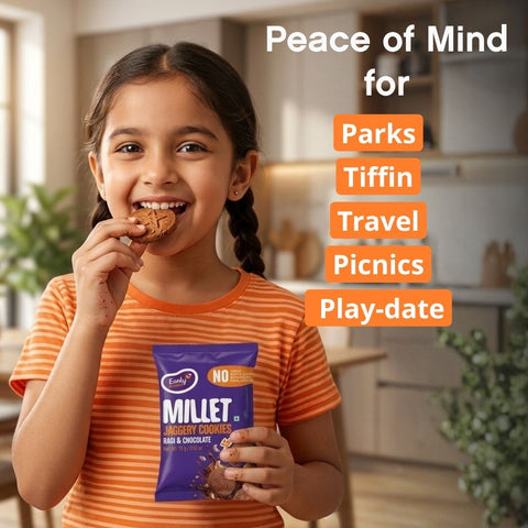 Pack of 32 - Ragi and Choco Jaggery Cookies