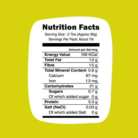 Sprouted Ragi Carrot Porridge Mix