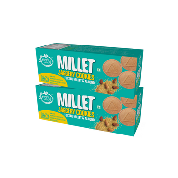 Twin Pack - Foxtail Almond Jaggery Cookies