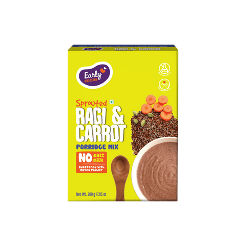 Sprouted Ragi Carrot Porridge Mix