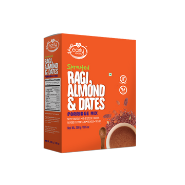Sprouted Ragi Almond Date Porridge Mix