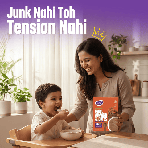 Sprouted Ragi Almond Date Porridge Mix