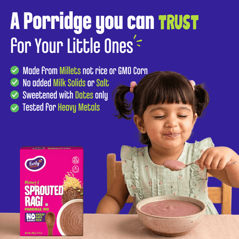 Moong & Sprouted Ragi Porridge Mix