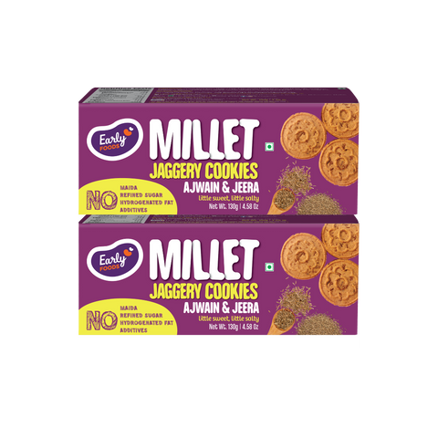 Twin Pack - Ajwain & Jeera Jaggery Cookies