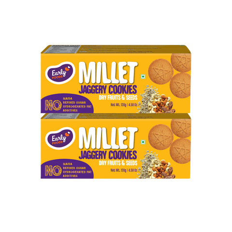 Twin Pack - Dry fruits & Seeds Jaggery Cookies