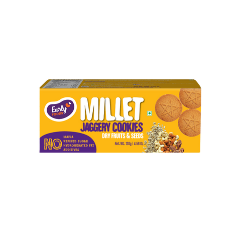 Dry Fruit Jaggery Cookies