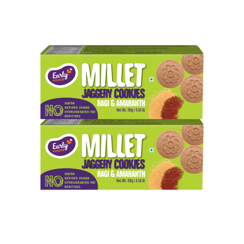 Twin Pack - Ragi Amaranth Jaggery Cookies