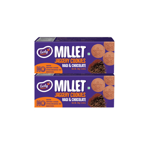 Twin Pack - Ragi Choco Jaggery Cookies