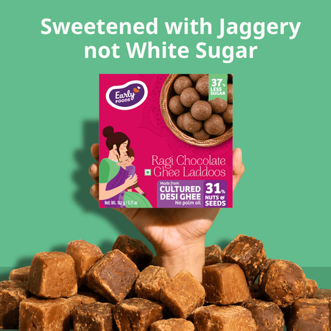 Small Pack - Ragi Chocolate Desi Ghee Laddoos