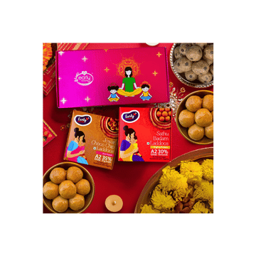 Diwali Methai Masti 2 Laddoos Combo(Sathu Badam & Jowar Choco chip)