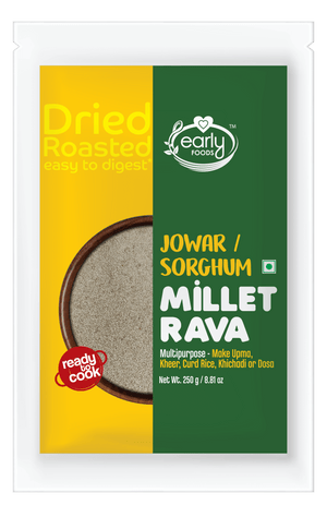 Pack of 3 - Millet Rava (Sprouted Ragi, Jowar & Little Millet Rava)