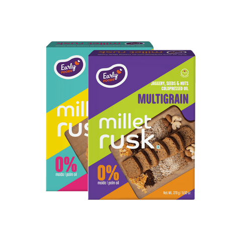 Pack of 2 - Jowar & Multigrain Rusk