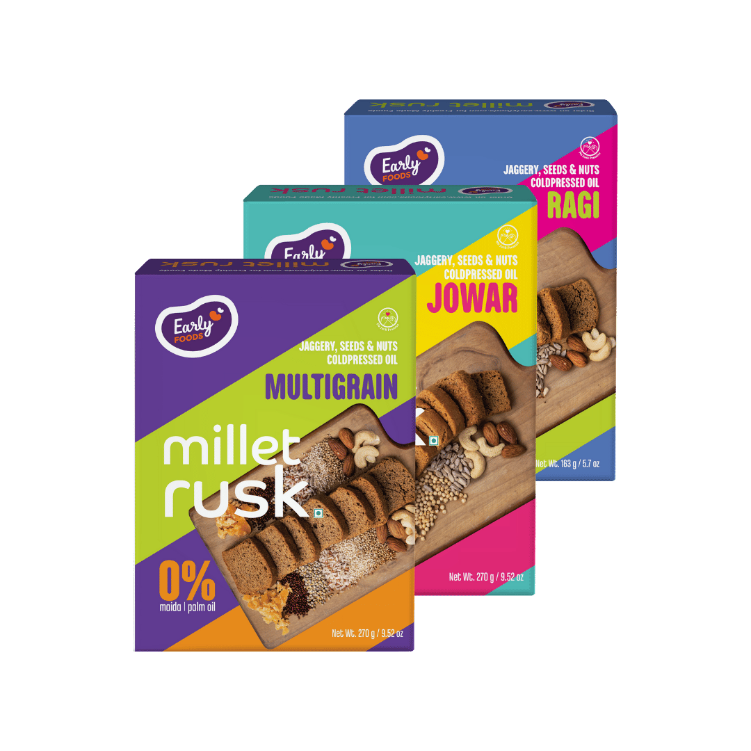 Millet Rusks – Early Foods India