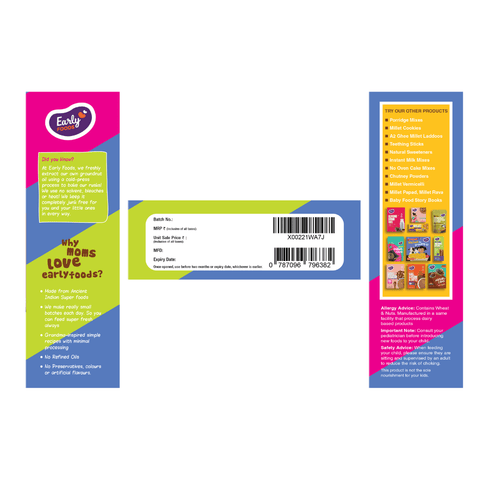 Pack of 4 - Millet & Whole Wheat Rusks